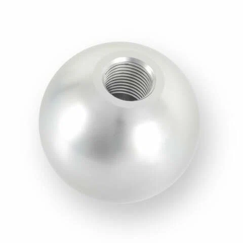 Fits Shifters W_M16X1.5 Billet Shift Knob- 5-Speed Pattern Silver-163502HST